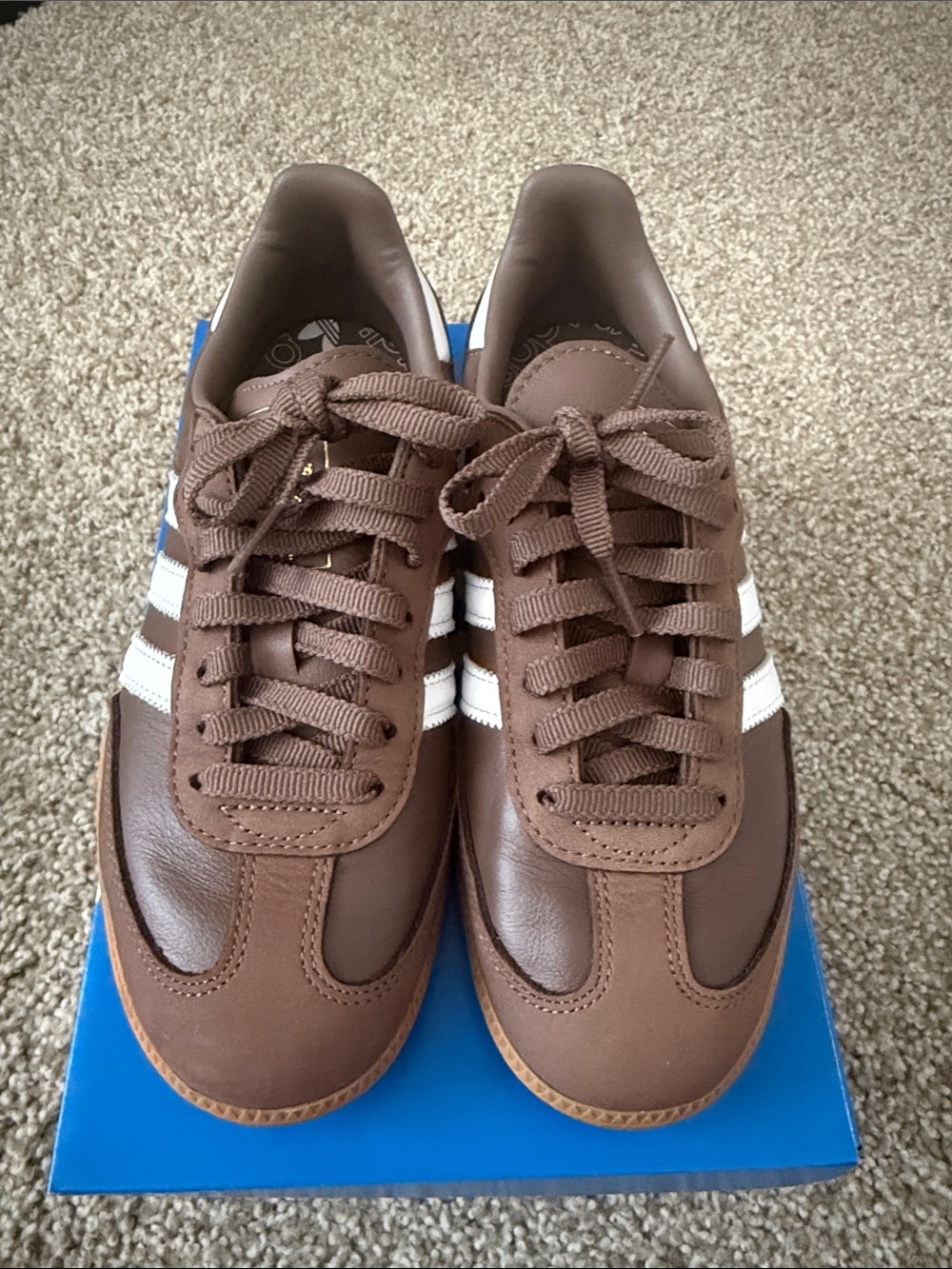 Brown Adidas OG Samba Sz 6.5